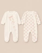 Organic Cotton Baby Sleepsuit 2-Pack