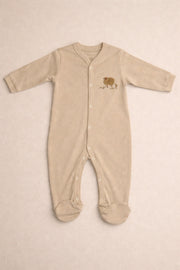 100% Organic Cotton Interlock Footed Romper Set (2 Pack)