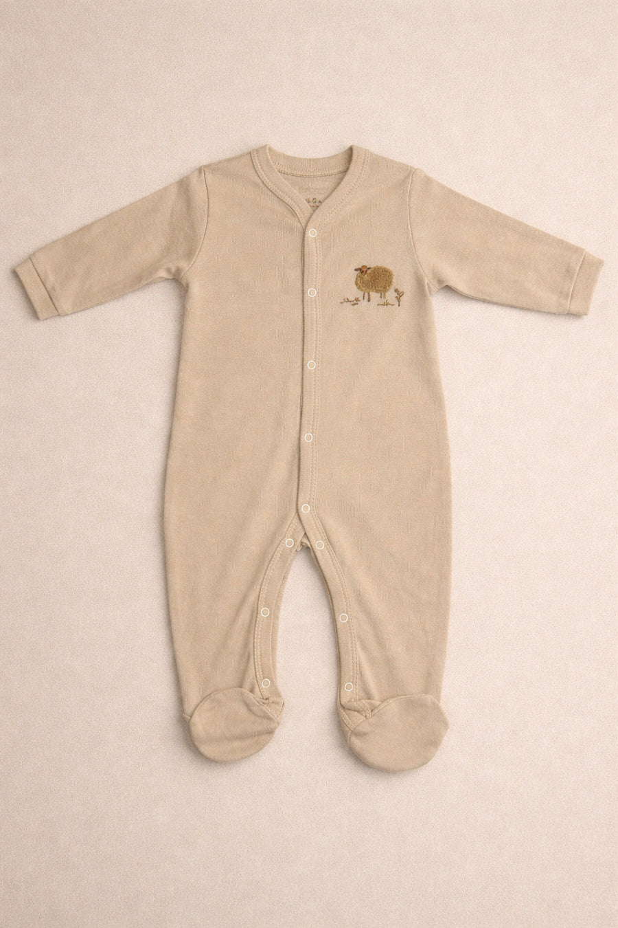 100% Organic Cotton Interlock Footed Romper Set (2 Pack)
