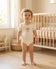 100% Organic Cotton Interlock Short Sleeve Baby Body Set (3 Pack)