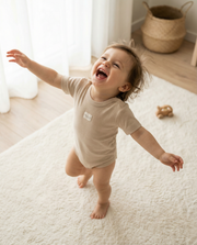 100% Organic Cotton Interlock Short Sleeve Baby Body Set (3 Pack)