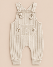 Soft Ribbed Salopette Romper