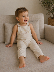 100% Organic Cotton Interlock Dungaree Romper