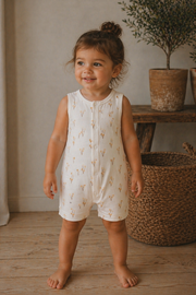Organic Cotton Sleeveless Romper Set (2 Pack)