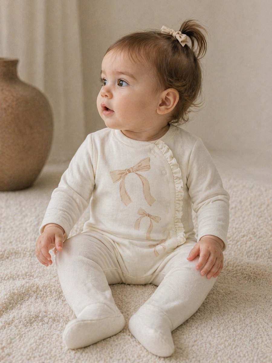 Organic Cotton Baby Sleepsuit 2-Pack