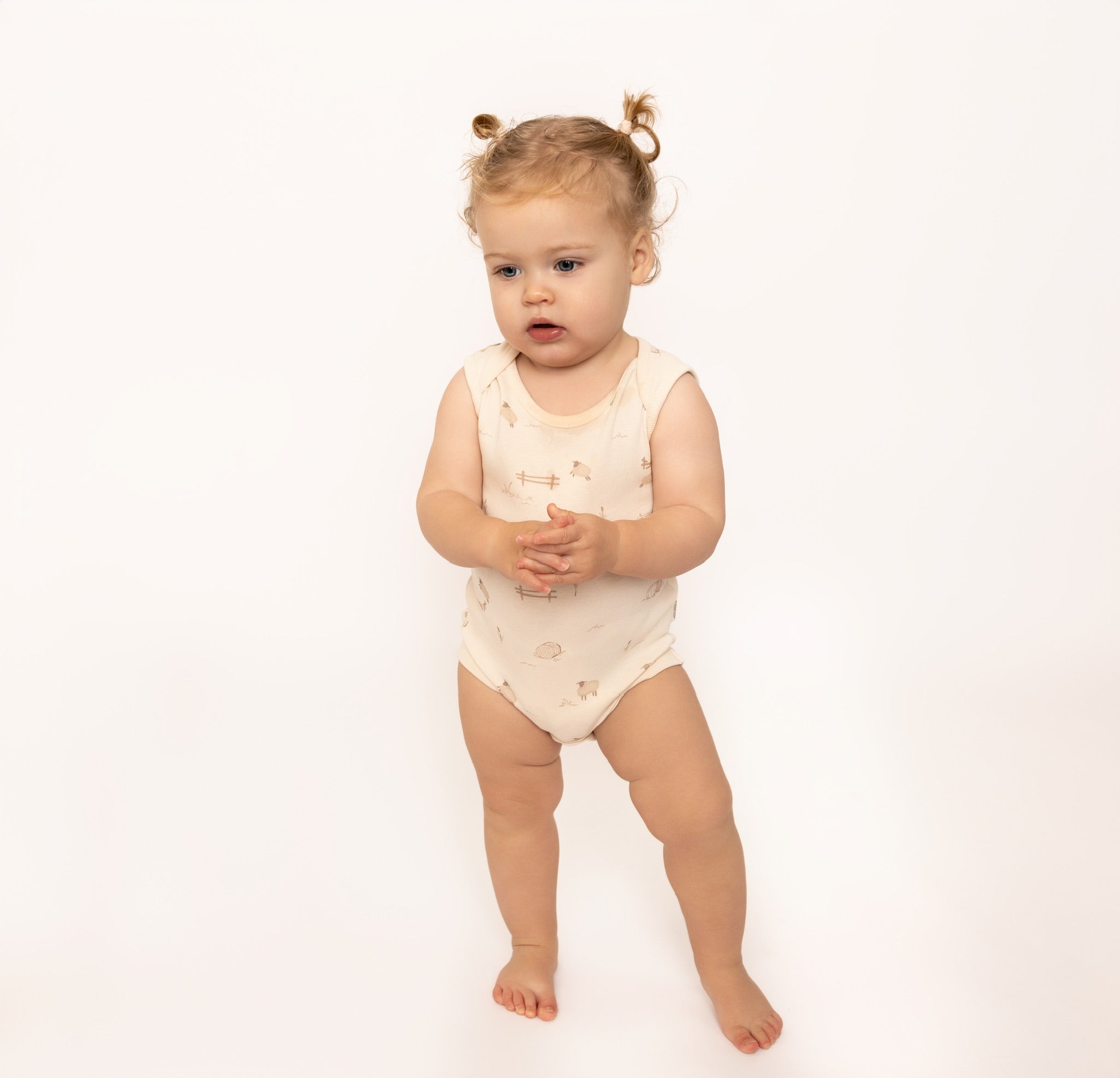 Organic Cotton Sleeveless Baby Bodysuit (2 Pack)