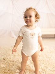 100% Organic Cotton Interlock Short Sleeve Baby Body Set (3 Pack)
