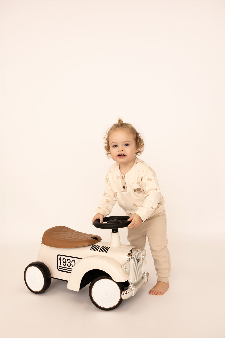 Little Lamb Organic Cotton Interlock Set - Long Sleeve Sweater & Pants (2 piece)