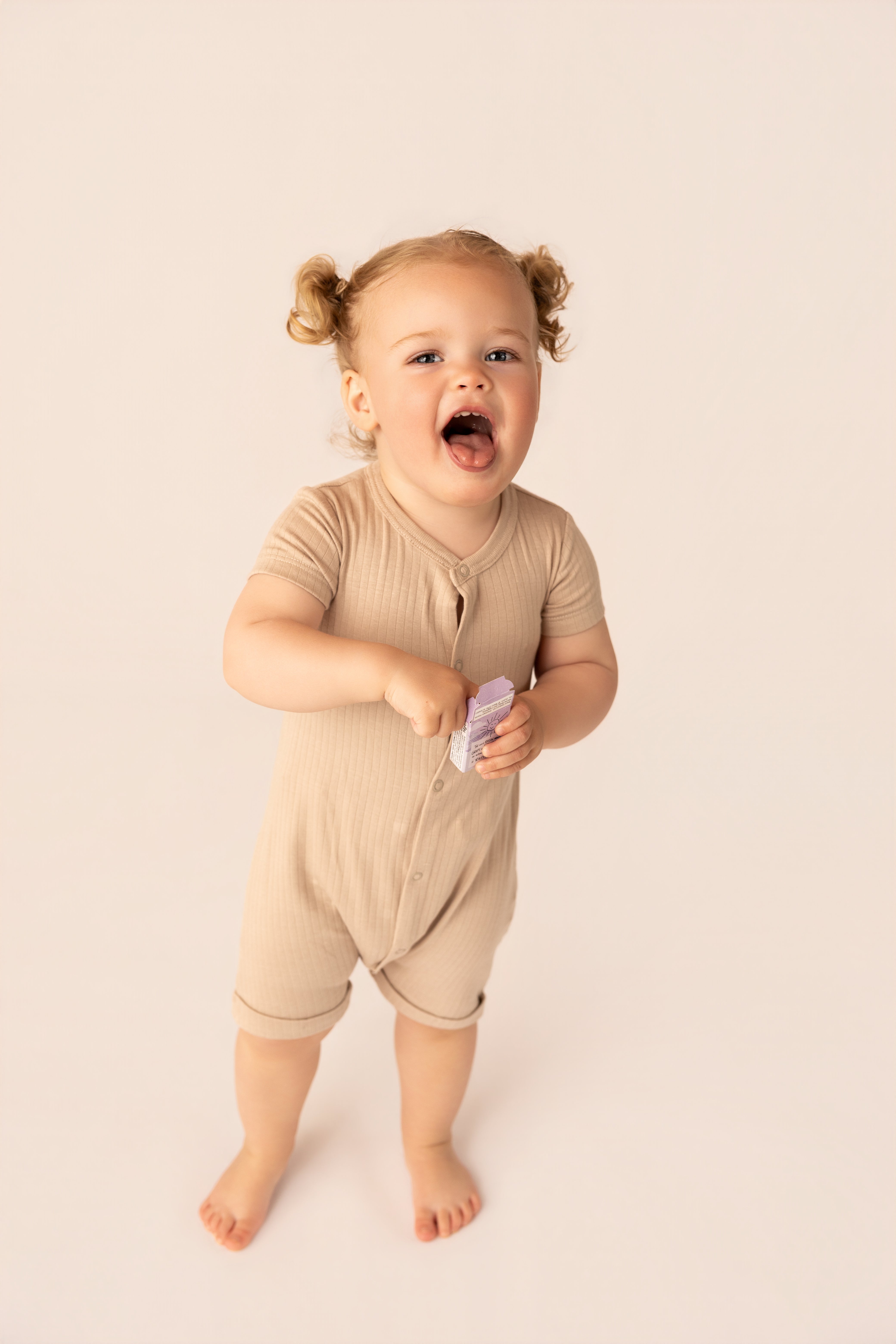 Organic Cotton Interlock Short Sleeve Romper Set - 2 Pack (Neutral & Print)