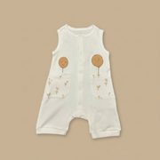 Organic Cotton Sleeveless Romper Set (2 Pack)