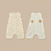 Organic Cotton Sleeveless Romper Set (2 Pack)