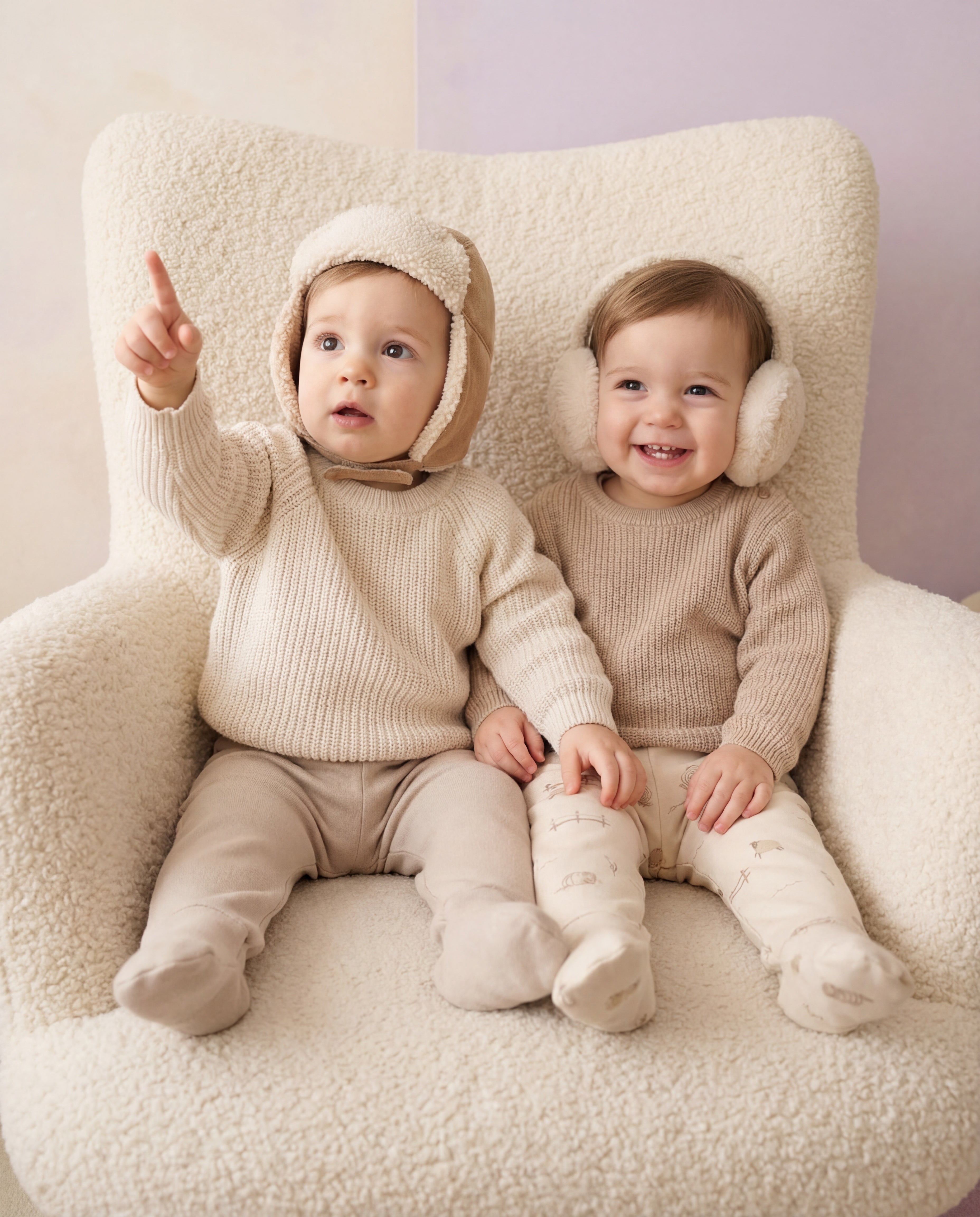 Organic Footed Pants - Soft Interlock Cotton 2-Piece Set