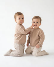 Organic Footed Pants - Soft Interlock Cotton 2-Piece Set