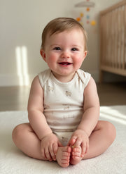 Organic Cotton Sleeveless Baby Bodysuit (2 Pack)